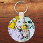 Zombie-Liebe Schlüsselanhänger (Vorderseite)