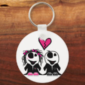 ZOMBIE-LIEBE SCHLÜSSELANHÄNGER (Vorderseite)