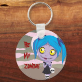 Zombie-Liebe Schlüsselanhänger (Vorderseite)