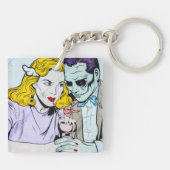 Zombie-Liebe Schlüsselanhänger (Rückseite)