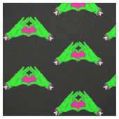 Zombie-Liebe Stoff (Muster)