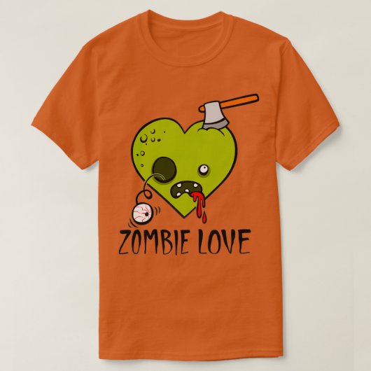 Zombie-Liebe T-Shirt (Design vorne)