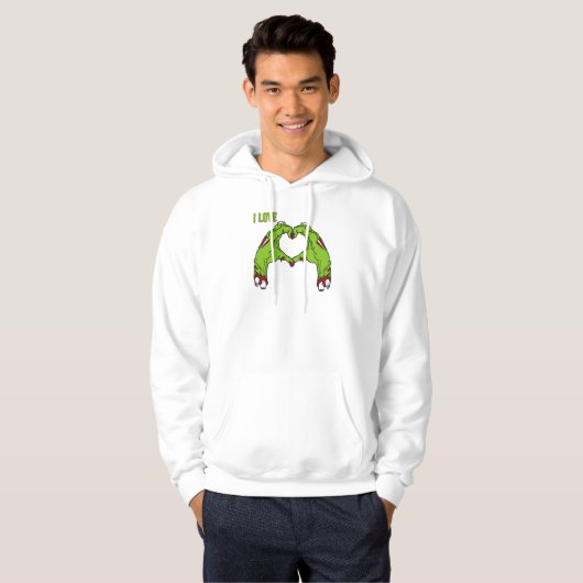 Zombie Love Hoodie (Vorne ganz)