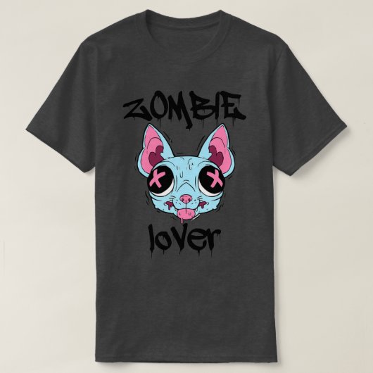 Zombie Lover iPhone Fall 1 T-Shirt (Design vorne)