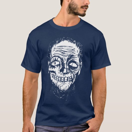 Zombie lustig T-Shirt (Vorderseite)