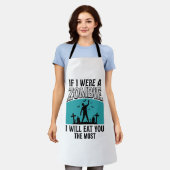 Zombie Lustig Wenn Ich Ein Zombie Wäre Würde Ich D Schürze (Getragen)