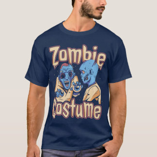 Zombie lustiger blutiger Kostüm Halloween Horror Z T-Shirt