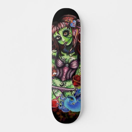 Zombie-Mädchen 3 Skateboard (Vorne)