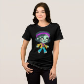 Zombie-Mädchen der 1970er Tri-Blend Shirt (Vorderseite voll)