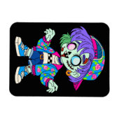 Zombie-Mädchen der 90er Magnet (Horizontal)