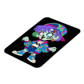 Zombie-Mädchen der 90er Magnet (Linke Seite)