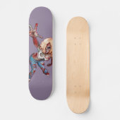 Zombie-Mädchen-Skateboard Skateboard (Vorderseite)