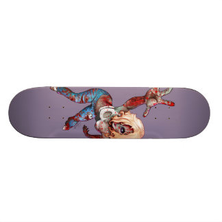 Zombie-Mädchen-Skateboard Skateboard