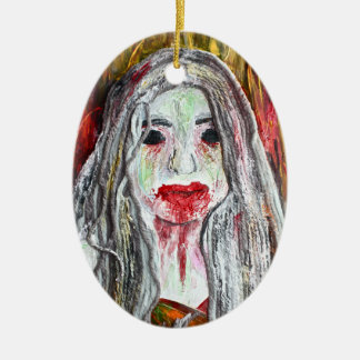 Zombie-Mädchen-Verzierung Keramikornament