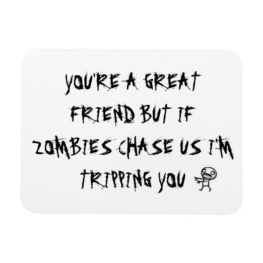 Zombie-Magnet Magnet (Horizontal)