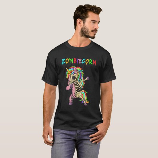 Zombie Mais in Liebe Brainbows T-Shirt (Vorne ganz)