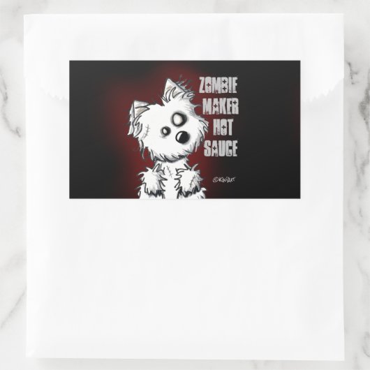 Zombie Maker Hot Sauce Aufkleber (Tasche)