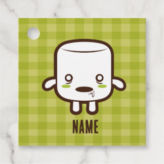 Zombie-Marshmallow-Halloween Geschenkanhänger