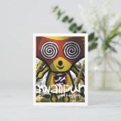 Zombie Mascot Postkarte (Stehend Vorderseite)