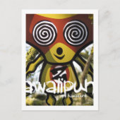 Zombie Mascot Postkarte (Vorderseite)