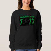 Zombie Mathematics Halloween-Party Trick or Tree Sweatshirt (Vorderseite)