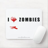 Zombie-Mausunterlage Mousepad (Mit Mouse)