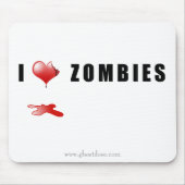 Zombie-Mausunterlage Mousepad (Vorne)