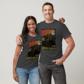 Zombie Mayhem Halloween Retro T-Shirt (Unisex)