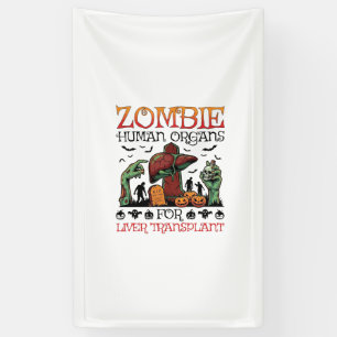 Zombie Menschliche Organe Lebertransplantation Hal Banner