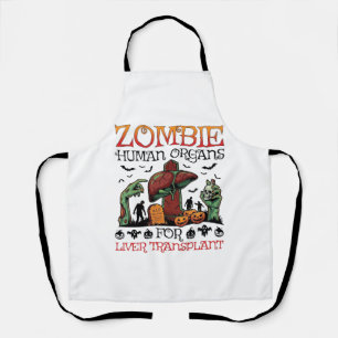 Zombie Menschliche Organe Lebertransplantation Hal Schürze