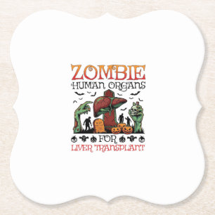Zombie Menschliche Organe Lebertransplantation Hal Untersetzer