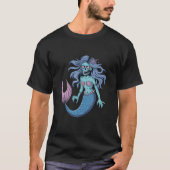 Zombie Mermaid Halloween T Shirt (Vorderseite)