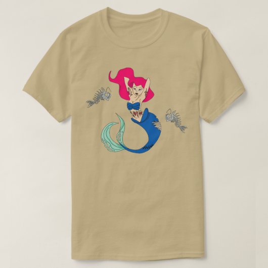 Zombie Mermaid T-Shirt (Design vorne)