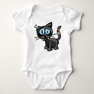 Zombie-Miezekatze Baby Strampler