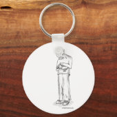 Zombie mit Bunny Schlüsselanhänger (Vorderseite)