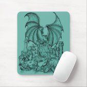 Zombie mit Drache Mousepad (Mit Mouse)