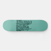 Zombie mit Drache Skateboard (Horizontal)