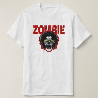 ZOMBIE mit Kopf Rot T-Shirt