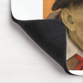 Zombie mit Zigar und Top Hat Mousepad (Ecke)