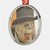 Zombie mit Zigar und Top Hat Ornament Aus Metall (Links)