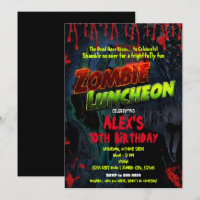 Zombie-Mittagessen Halloween-Party