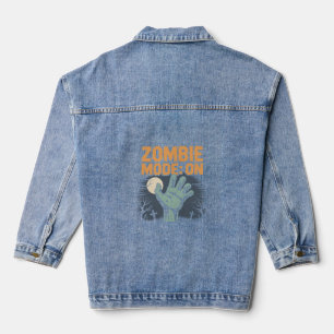 Zombie-Modus An Gruseliges Halloween T-Shirt Jeansjacke