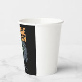 Zombie-Modus auf Beängstigendem Halloween-T-Shirt Pappbecher (Links)