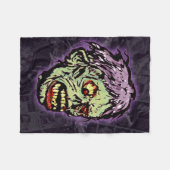 Zombie-Monster (Schock) Fleecedecke (Vorderseite (Horizontal))