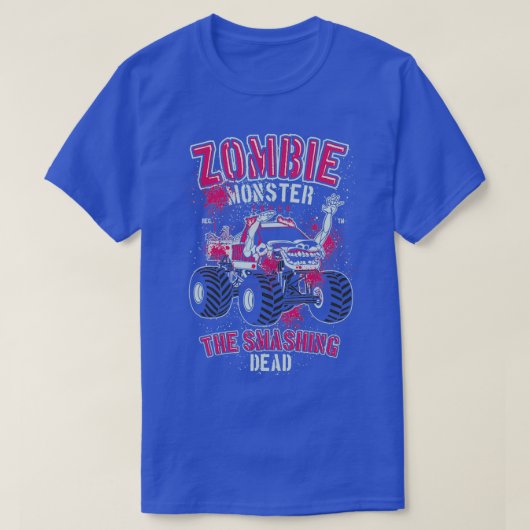 Zombie Monster Truck 1 T-Shirt (Design vorne)