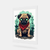 Zombie Mops Parade Acrylschild (Winkel)