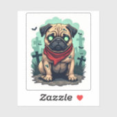 Zombie Mops Parade Aufkleber (Blatt)