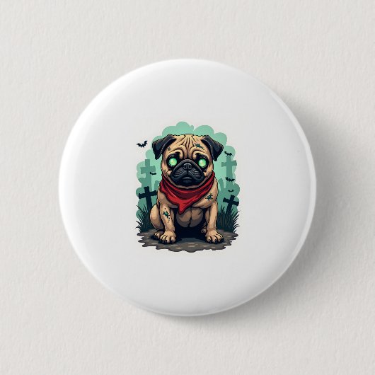 Zombie Mops Parade Button (Vorderseite)