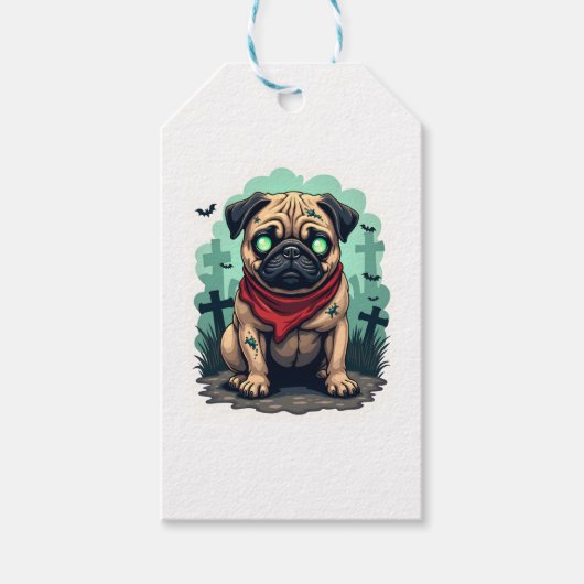 Zombie Mops Parade Geschenkanhänger (Vorderseite)