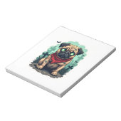 Zombie-Mops-Parade Notizblock (Rotiert)